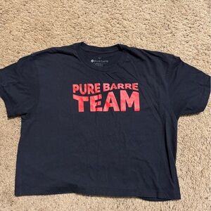 Pure Barre Team Cropped Tshirt